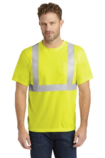 CornerStone CS401 Class 2 Hi-Vis Safety T-Shirt