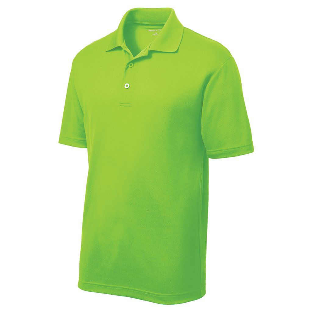 Sport-Tek ST640 Neon Green Polo Shirt Sport-Tek ST640 Neon Green Polo Shirt