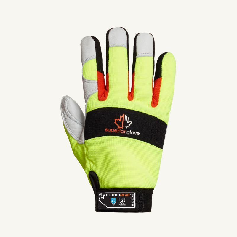 Superior Glove Clutch Gear MXGKGHV Goatskin Mechanics Gloves