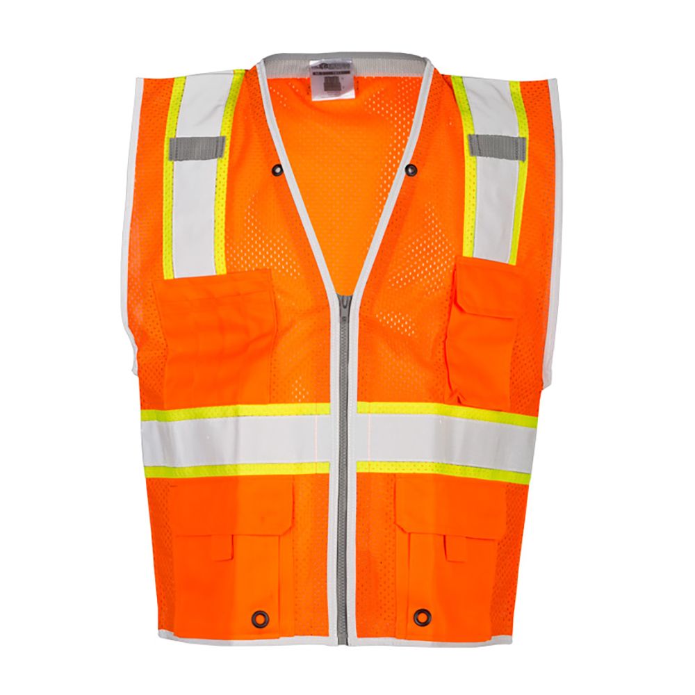 Kishigo 1510-1511 Class 2 Hi Vis Mesh Safety Vest Kishigo 1510-1511 Class 2 Hi Vis Mesh Safety Vest
