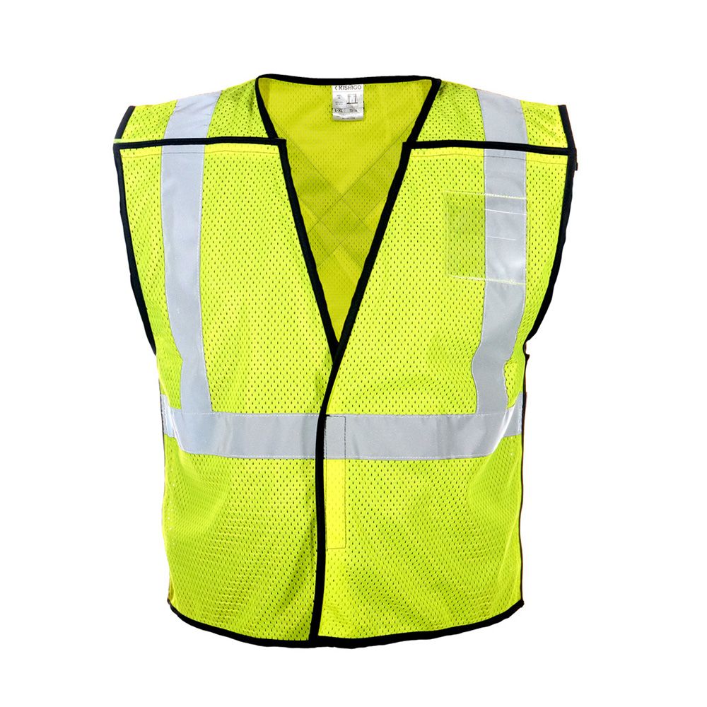 Kishigo 1805 Class 2 Hi Vis X-Back Breakaway Safety Vest Kishigo 1805 Class 2 Hi Vis X-Back Breakaway Safety Vest