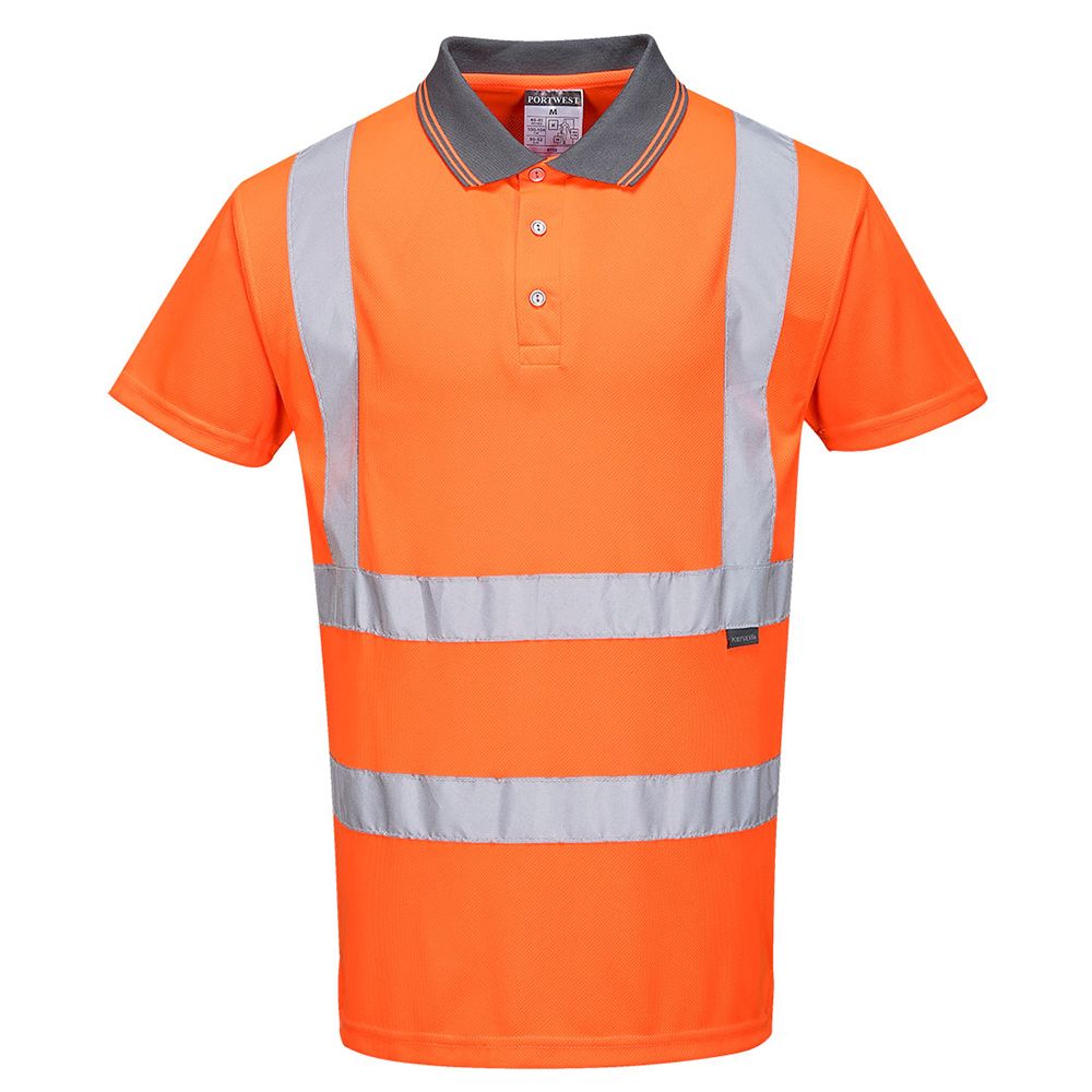 Portwest RT22 Class 2 Hi Vis Safety Polo Portwest RT22 Class 2 Hi Vis Safety Polo