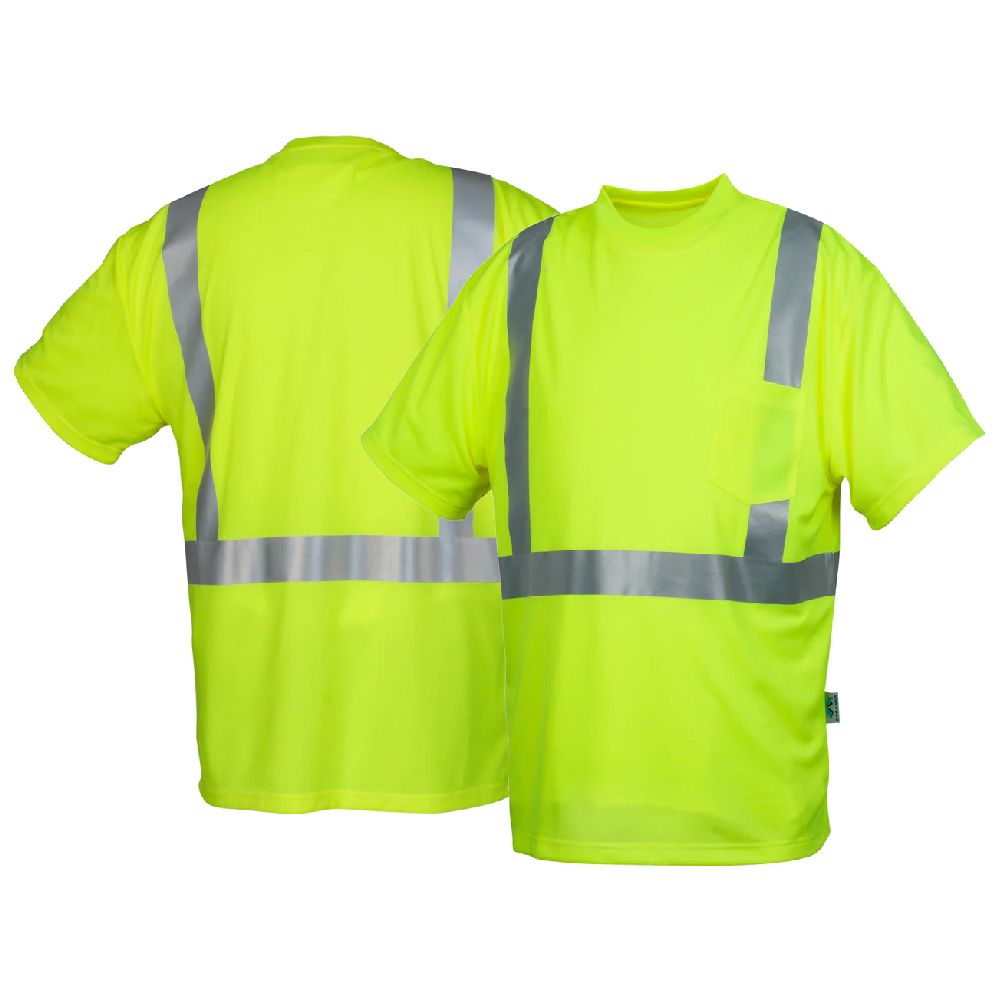 Pyramex RTSH21 Class 2 Hi Vis Safety T-Shirt Pyramex RTSH21 Class 2 Hi Vis Safety T-Shirt
