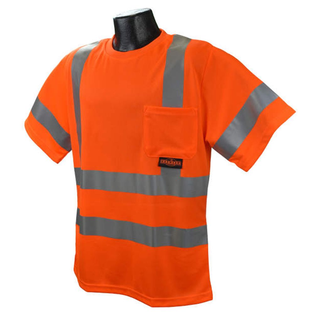 Radians ST11-3P Class 3 Hi Vis Safety T-Shirt with Pocket Radians ST11-3P Class 3 Hi Vis Safety T-Shirt with Pocket