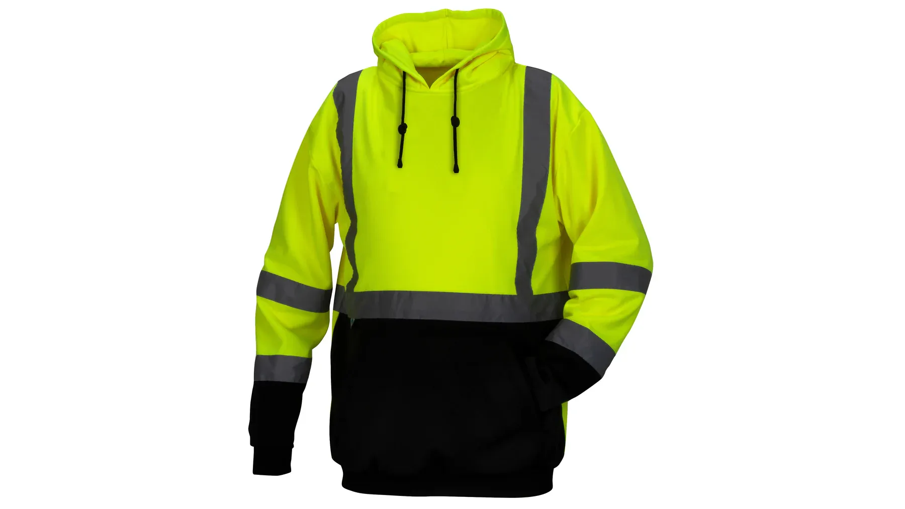 Pyramex RSSH3210T Hi-Vis Softshell Jacket – Tall Fit, Class 3 Water-Resistant with Fleece Liner