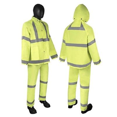 DuraWear 1350 Hi Vis Rain Suit DuraWear 1350 Hi Vis Rain Suit