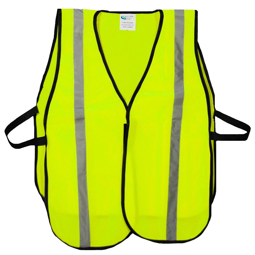 Non-ANSI Enhanced Visibility SV-60-1S Lime Yellow Safety Vest