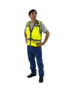 Majestic 75-3207-75-3208 Class 2 Hi Vis Mesh Safety Vest