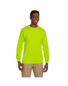 Gildan G24100 Safety Green Long Sleeve T-Shirt – Durable & Comfortable