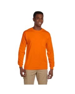 Gildan G24100 Safety Orange Long Sleeve T-Shirt – Durable & Comfortable