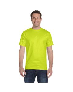 Gildan G8000 SGN Safety Green T Shirt – High Visibility & Durable Workwear