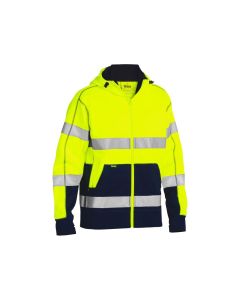 PIP Bisley® Class 3 Full Zip Hooded Sweatshirt with Sherpa Lining 323M6988T-HVY-NVY