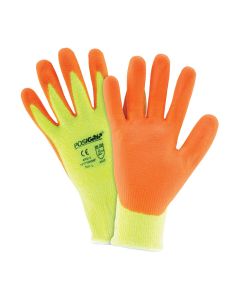 PIP PosiGrip PolyKor HVY710HSNF A3 Cut-Resistant Gloves – High-Visibility Yellow Liner with Black Nitrile Coating