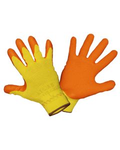 Showa Atlas 317 Rubber-Coated Gloves with Textured Grip – Front and Palm Views