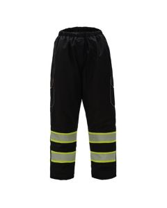 GSS 6713 Non-ANSI Enhanced Visibility Hi Vis Black Safety Pants