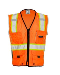 Kishigo 1513-1514 Class 2 Hi Vis Mesh Safety Vest