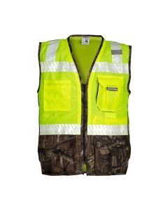 Kishigo 1523 Class 2 Hi Vis Mossy Oak Safety Vest