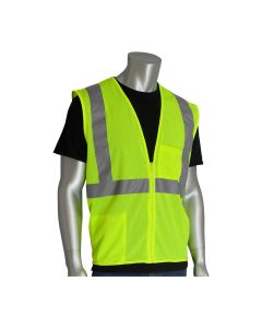 PIP 302-0702Z Class 2 Hi Vis Mesh Safety Vest