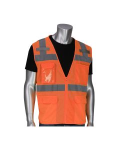 PIP 302-0750 Class 2 Hi Vis Surveyor Safety Vest