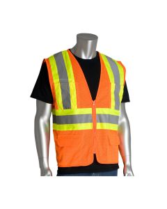 PIP 302-MVZP Class 2 Hi Vis Mesh Safety Vest