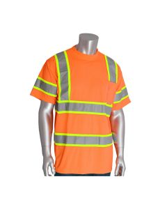 PIP 313-CNTSP Class 3 Hi Vis Safety T-Shirt