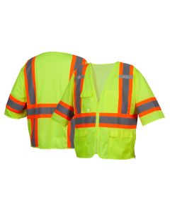Pyramex RVZ36 Class 3 Hi Vis Mesh Safety Vest