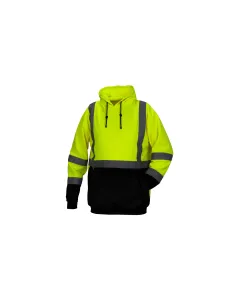 Pyramex RSSH3210T Hi-Vis Softshell Jacket – Tall Fit, Class 3 Water-Resistant with Fleece Liner