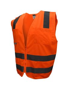 Radians SV8OS Type R Class 2 Standard Solid Safety Vest - Orange
