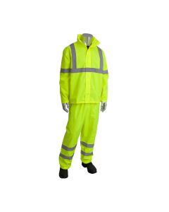 PIP Viz 353 1000LY Hi Vis Two Piece Rainsuit