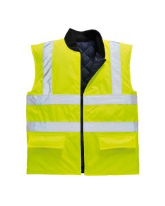 Portwest US469 Hi-Vis Reversible Bodywarmer Vest – High Visibility & Thermal Protection