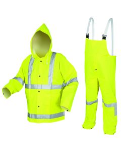 MCR Safety 2083SR Hi-Vis Rain Suit – Ultimate Waterproof & High Visibility Protective Gear