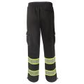 GSS 8717 Enhanced Visibility Black Sweat Pants