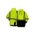 Pyramex RSSH3210T Hi-Vis Softshell Jacket – Tall Fit, Class 3 Water-Resistant with Fleece Liner