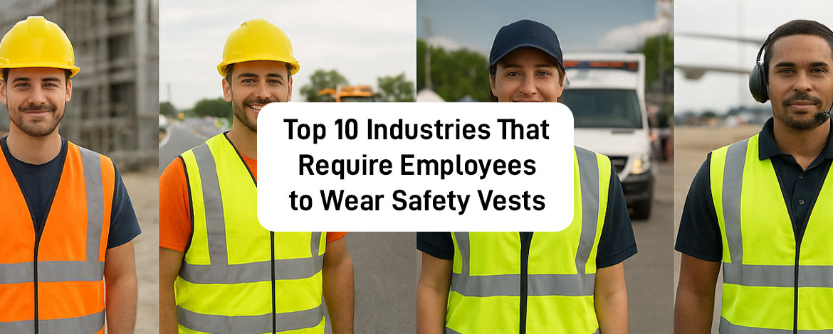 Top 10 Industries That Require Employees to Wear Safety Vests